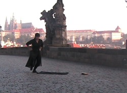 Solo on Charles Bridge, Prague